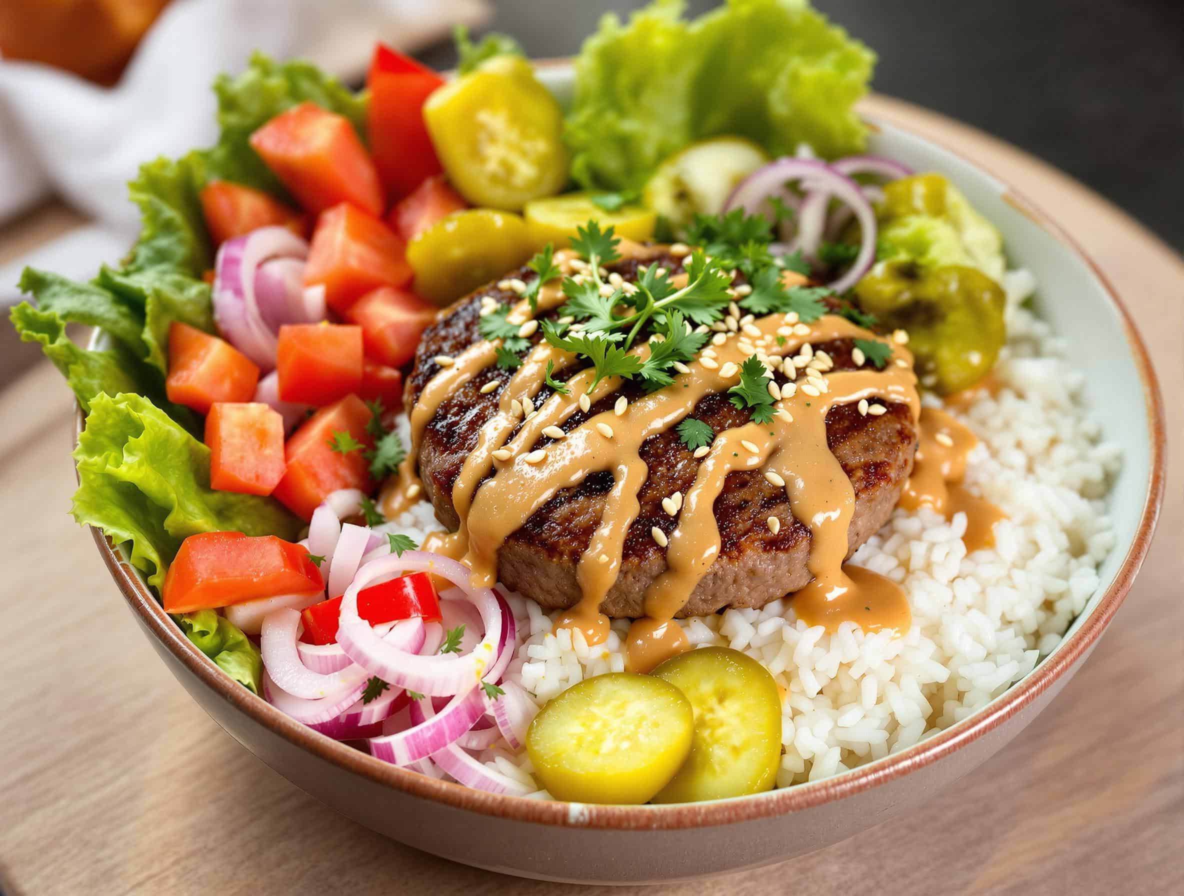 burger bowl recipe