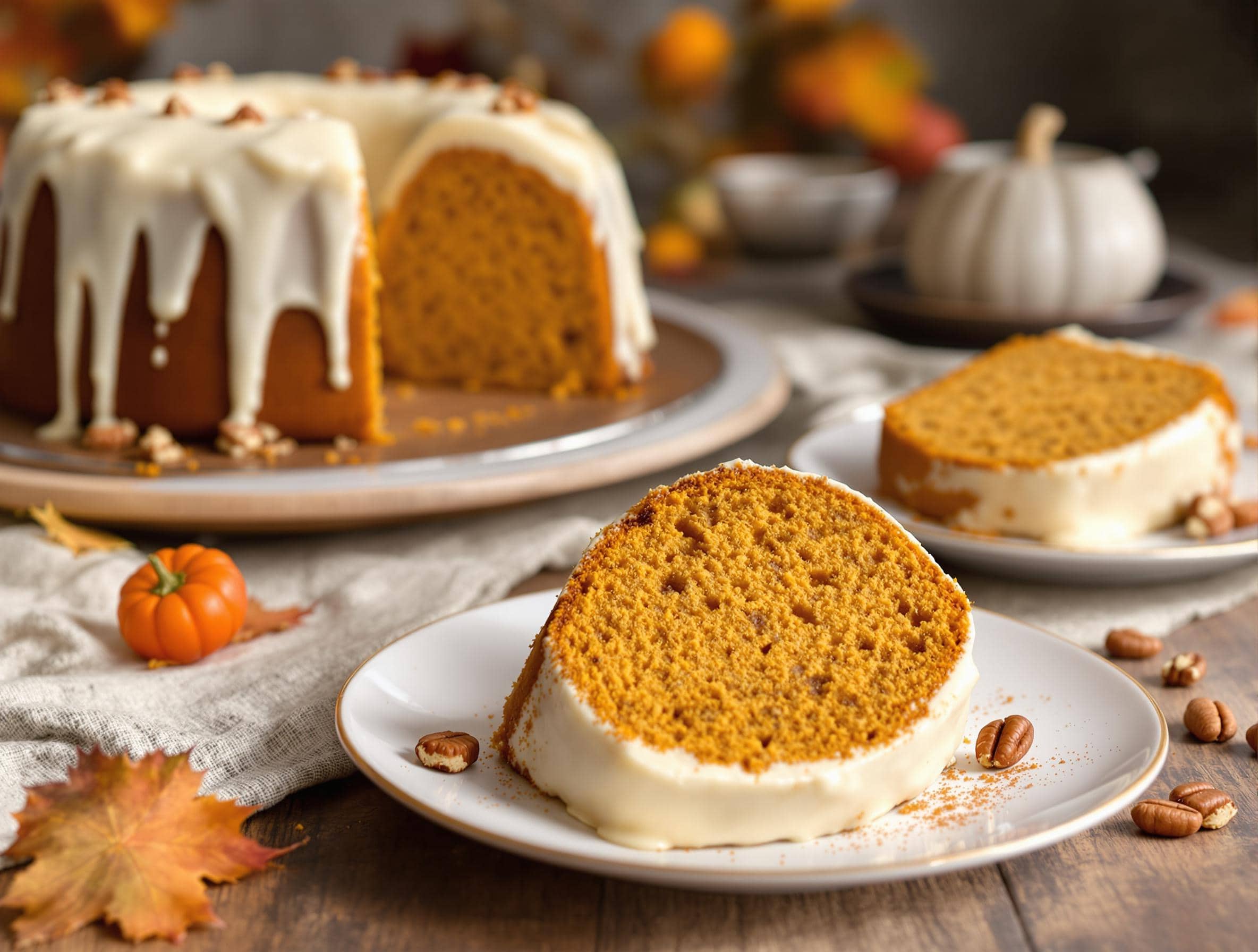 Sweet Potato Pound Cake with Cream Cheese