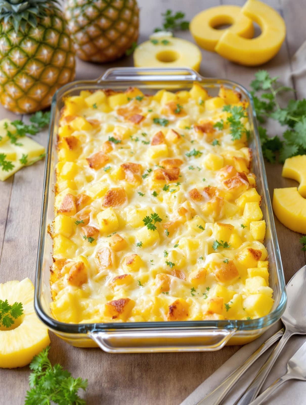 Pineapple casserole recipe with cheese