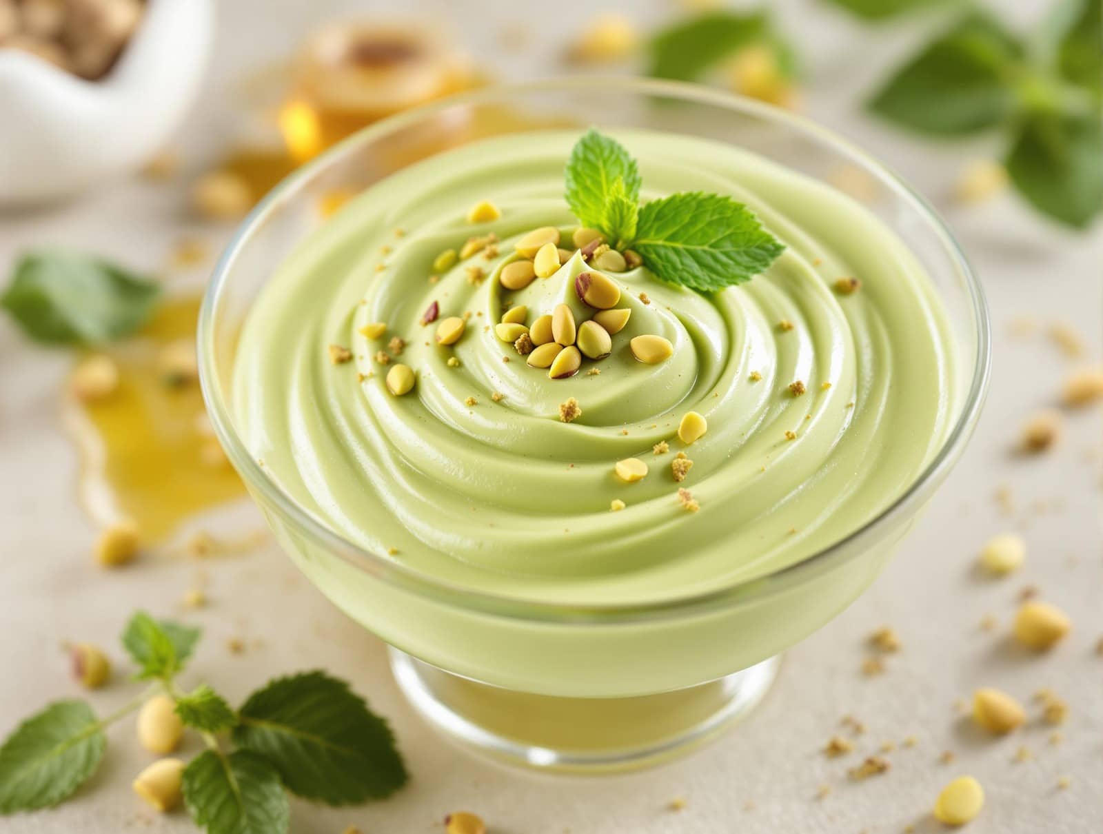 pistachios cream