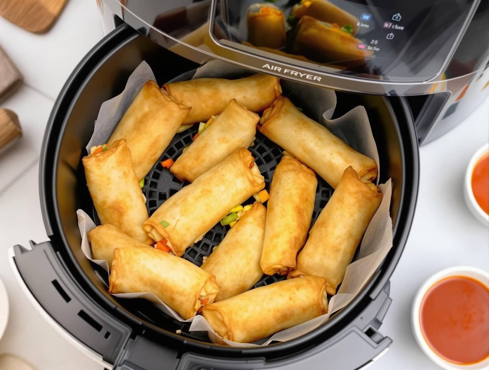 Veggie egg rolls air fryer