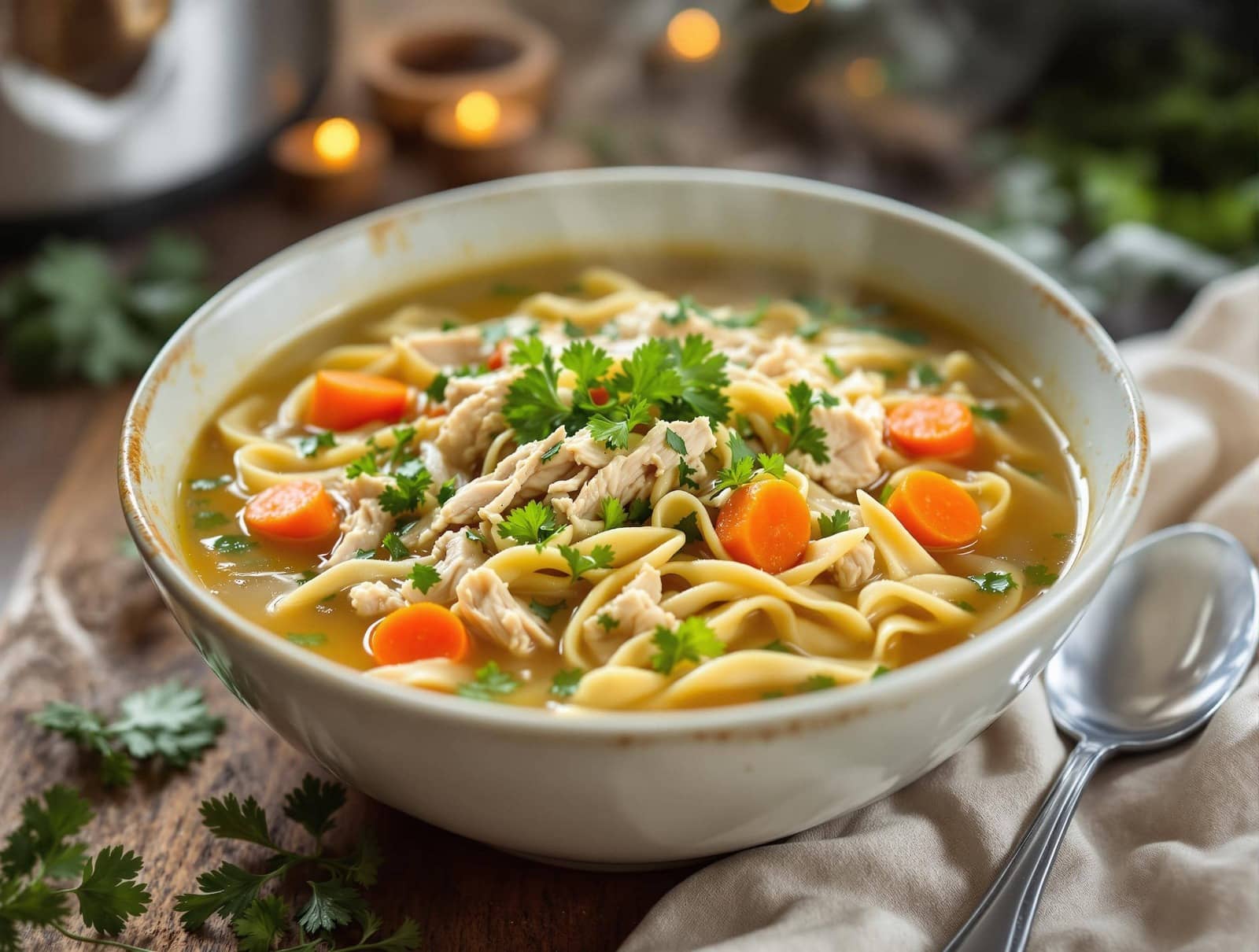 Crack Chicken Noodle Soup