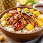 chicken teriyaki pineapple bowl