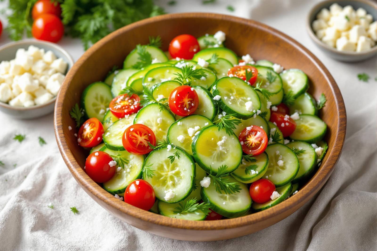 keto cucumber salad recipe