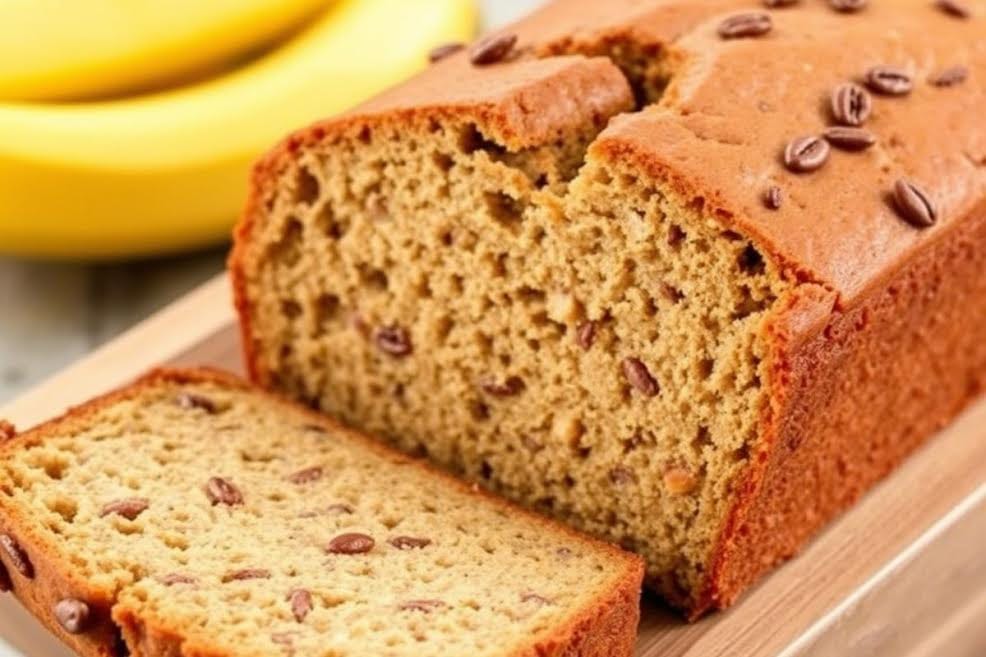 4 ingredient banana bread