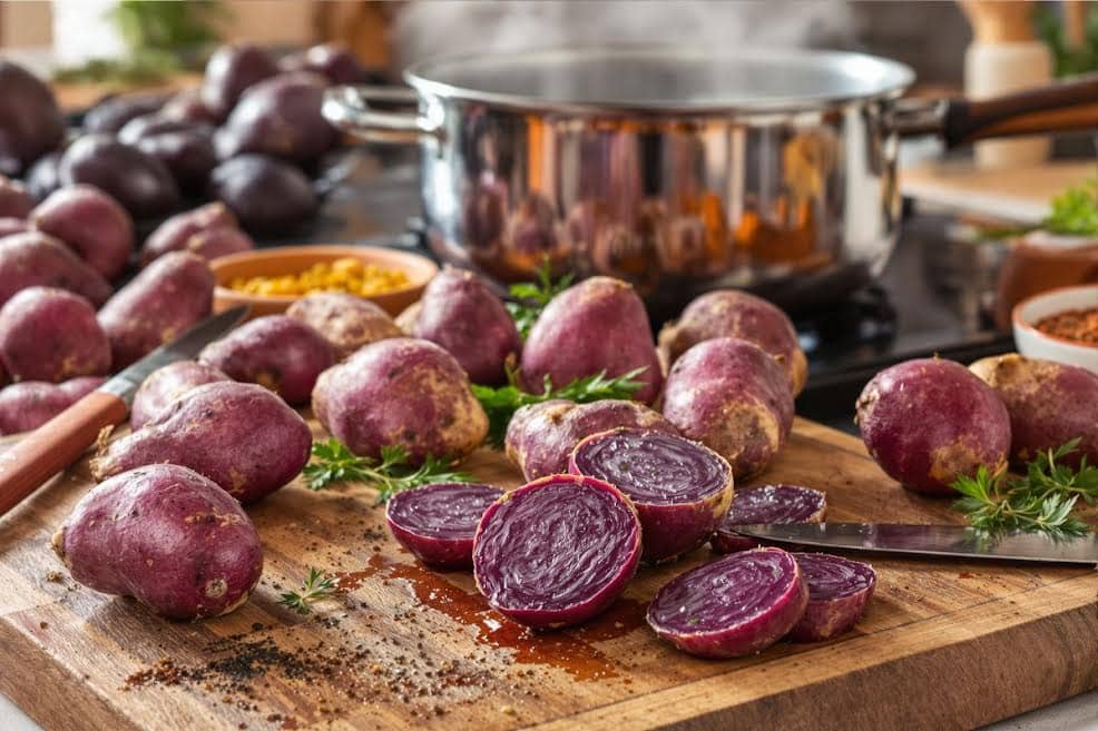 purple potatoes